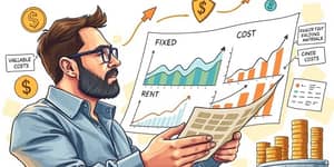 Tenha clareza sobre os custos fixos e variáveis