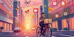 Aumente sua consciência ao usar aplicativos de delivery