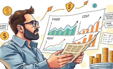 Tenha clareza sobre os custos fixos e variáveis
