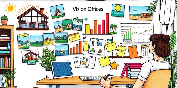 Use metas visuais para motivar seu controle financeiro